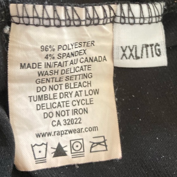 Black Flowy pants XXL - Picture 2 of 4